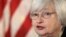 FILE- Federal Reserve Chair Janet Yellen speaks during her first news conference at the Federal Reserve in Washington, March 19, 2014. 