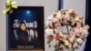 A picture is displayed during a memorial service for California State Long Beach student Nohemi Gonzalez on Sunday, Nov. 15, 2015.