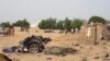 Des dommages constatés à la suite d’une attaque des militants de Boko Haram dans la ville de Maiduguri, Nigeria, le 27 avril 2018.