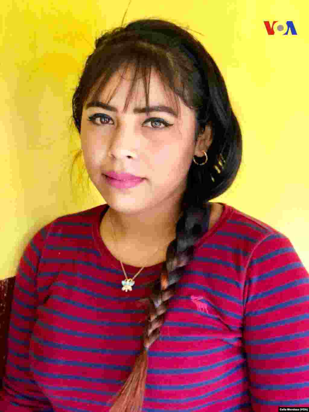 Hermana de Yeni, Vanessa González García de 19 años