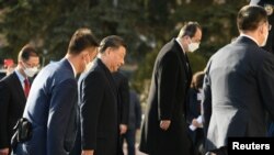 El presidente chino, Xi Jinping, llega al Kremlin para asistir a una reunión con el presidente ruso, Vladimir Putin, en Moscú, Rusia, el 20 de marzo de 2023. Sputnik/Alexei Maishev/Pool vía REUTERS
