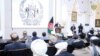 Afghanistan, Afghan President Mohmmad Ashrf ghani during speaking in ARG 18 Nov2018
