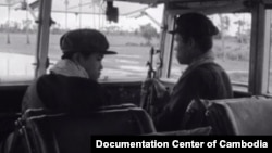 Khmer Rouge young train drivers, most of whom were teenagers, took hundreds of thousands of Cambodian people from other parts of the country to the Northwest zone of Pursat and Battambang during the Khmer Rouge regime. (Courtesy of Documentation Center of Cambodia)