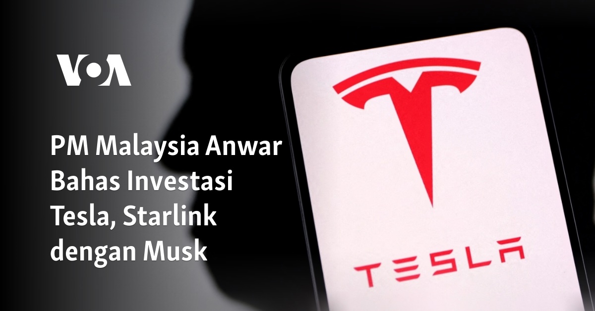 PM Malaysia Bahas Investasi Tesla, Starlink Dengan Elon Musk