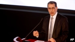 Le Premier ministre marocain Saad-Eddine El Othmani à Laayoune, 9 avril 2018.