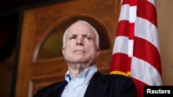 FILE - Senator John McCain.