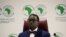 FILE PHOTO: Akinwumi Ayodeji Adesina, President of the African Development Bank Group, attends a meeting of the 2020 African Economic Outlook report in Abidjan, Ivory Coast
