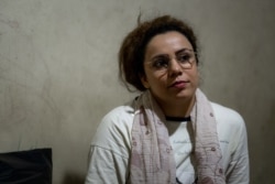 Leena Sadet, pictured Aug. 10, 2021, in Van, Turkey, had been a language teacher in Afghanistan before the Taliban took over her area, prompting her to flee the country. (Claire Thomas/VOA)