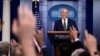 White House Chief of Staff John Kelly decides which reporter to call on during the daily press briefing at the White House in Washington, Oct. 12, 2017.