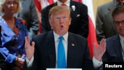 Presiden Amerika Serikat Donald Trump di San Antonio, Texas, 10 April 2019. (Foto: dok).