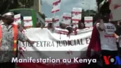 Manifestation à Nairobi après le meurtre d'un avocat, de son client et de son chauffeur, impliquant des policiers