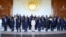 FILE — African leaders pose for a group photo at the African Union Summit in Addis Ababa, Ethiopia, on Feb. 18, 2023. 