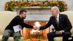 دیدار جو بایدن رئیس جمهوری آمریکا با ولودیمیر زلنسکی رئیس جمهوری اوکراین در کاخ سفید – ۱۲ دسامبر ۲۰۲۳ 