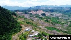 DAS yang rusak tidak mampu menahan air dan mengakibatkan banjir besar di Bengkulu pada 27 April 2019. (Foto courtesy: Walhi Bengkulu)