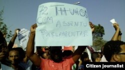 Manifestacao, Cabo Verde (foto de arquivo)