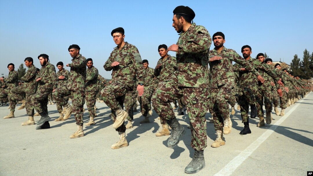 Afg'oniston askarlari. Kobul, 18-yanvar, 2021. 
