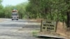 FILE - The entrance to Waza National Park in northern Cameroon pictured on May 28, 2014.