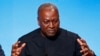 FILE - Ghana's President John Mahama.