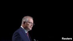 El primer ministro australiano, Scott Morrison, durante un acto en Sydney, Australia, el 23 de febrero de 2020.