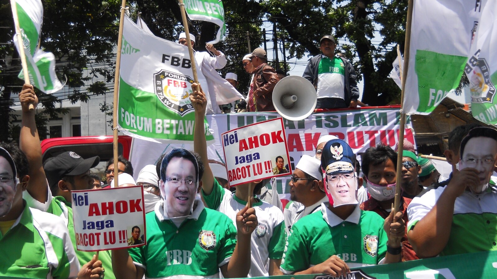 Front Pembela Islam, Tolak Ahok Jadi Gubernur DKI Jakarta