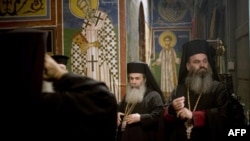 Відправа в палестинській православній церкві