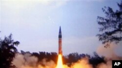 ການຍິງລູກສອນໄຟ ຂອງອິນເດຍ, ວັນທີ 19 ເມສາ 2012.