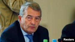 Wolfgang Niersbach, ancien président de la Fédération allemande (DFB) et vice-président du comité d'organisation du Mondial-2006 en Allemagne, 18 mai 2016.