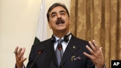 Pakistani Prime Minister Yousuf Raza Gilani