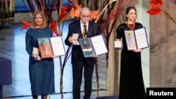 Церемония вручения Нобелевской премии мира в Осло в 2022 году