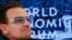 Singer Bono attends a session at the annual meeting of the World Economic Forum (WEF) in Davos, Switzerland, Jan. 24, 2014. 