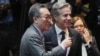 FILE - U.S. Secretary of State Antony Blinken and South Korean Minister of Foreign Affairs Cho Tae-yul are pictured at a meeting in Vientiane, Laos, July 27, 2024. They will meet with their nations' top defense officials Oct. 31 in Washington.