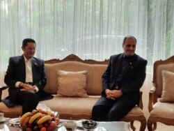 Wakil Ketua DPR Fadel Muhammad sampaikan belasungkawa secara langsung kepada Duta Besar Iran untuk Indonesia Muhammad Khoush Haikal Azad.