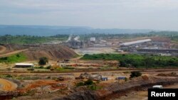 Processing facilities at Tenke Fungurume, a copper and cobalt mine in the DRC's copper-producing south. Government officials are trying to trace millions in missing revenue that mining companies paid to a Congolese tax agency. 