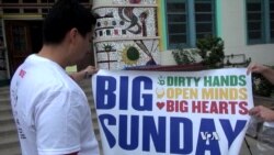 Volunteers to Help Their US Communities on 'Big Sunday'