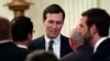 FILE - White House adviser Jared Kushner speaks with people in the East Room of the White House, June 29, 2018.