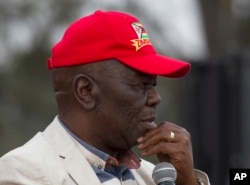 Le leader de l'opposition zimbabwéenne et candidat à la présidentielle de 2018, Morgan Tsvangirai, lors d’un rassemblement de son parti à Harare, Zimbabwe, 5 août 2017.