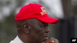 Le leader de l'opposition zimbabwéenne et candidat à la présidentielle de 2018, Morgan Tsvangirai, lors d’un rassemblement de son parti à Harare, Zimbabwe, 5 août 2017.