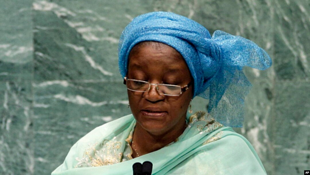 FILE - United Nations special representative for sexual violence in conflict, Zainab Hawa Bangura.