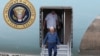 U.S. President Joe Biden arrives on Air Force One at Manaus-Eduardo Gomes International Airport, in Manaus, Brazil, Nov. 17, 2024. 