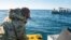 U.S. Navy participates in recovery of balloon shot down off the coast of South Carolina