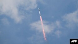 Pesawat luar angkasa SpaceX Starship lepas landas dari Starbase di kota Boca Chica, Texas, pada 14 Maret 2024 lalu.