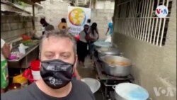 Chèf kwizinye Andres trouve l ann Ayiti kote l ap prepare manje pou viktim tranblemanntè 14 Out la