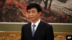 왕후닝 중국 공산당 상무위원. 