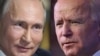 Presiden Rusia Vladimir Putin dan Presiden AS Joe Biden 