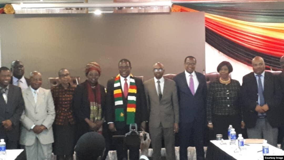 President Emmerson Mnangagwa At Tripitate Meeting