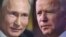 Kombinovana fotografija ruskog predsjednika Vladimira Putina i američkog predsjednika Joea Bidena.