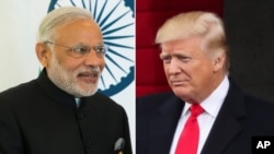 Trump Modi, India US