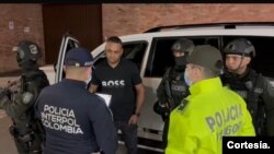 Captura de Bernardo Enrique Atencio Padilla, alias “Chocolate”, requerido por las autoridades de Venezuela por los delitos de homicidio Calificado, mediante notificación roja de INTERPOL. [Foto: Policía de Colombia]
