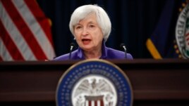 FILE - Former Federal Reserve Chair Janet Yellen at a meeting in Washington, Dec. 13, 2017.