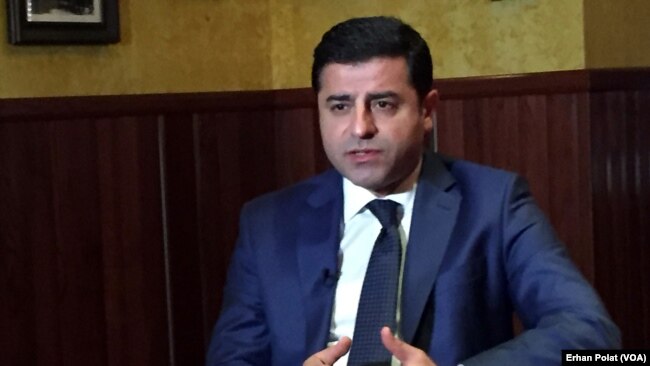 Selahattin Demirtaş, Washington'da VOA Türkçe kameralarına konuşmuştu